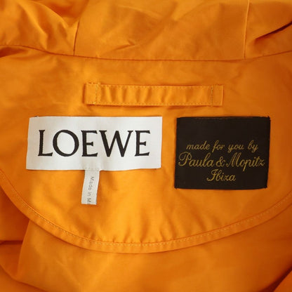 Loewe Anagram Suede Patch Nylon Mountain Hoodie Orange — view 7