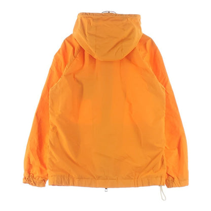 Loewe Anagram Suede Patch Nylon Mountain Hoodie Orange — view 2