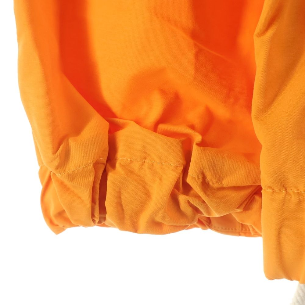 Loewe Anagram Suede Patch Nylon Mountain Hoodie Orange — view 6