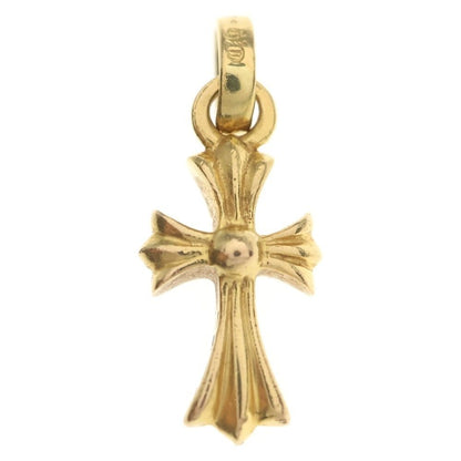 Chrome Hearts 22k Crs Baby Fat Cross Pendant Top Gold — view 2