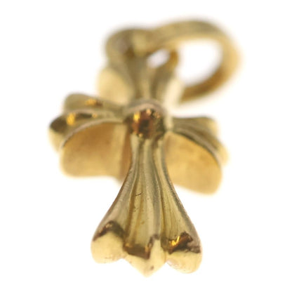 Chrome Hearts 22k Crs Baby Fat Cross Pendant Top Gold — view 5