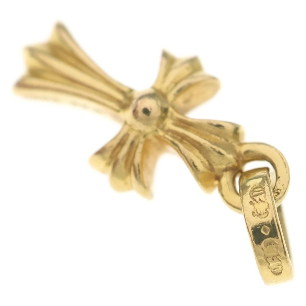 Chrome Hearts 22k Crs Baby Fat Cross Pendant Top Gold — view 6