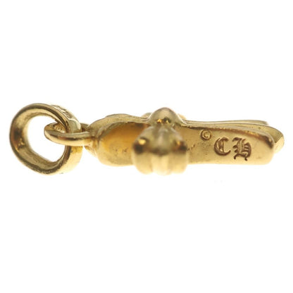 Chrome Hearts 22k Crs Baby Fat Cross Pendant Top Gold — view 4