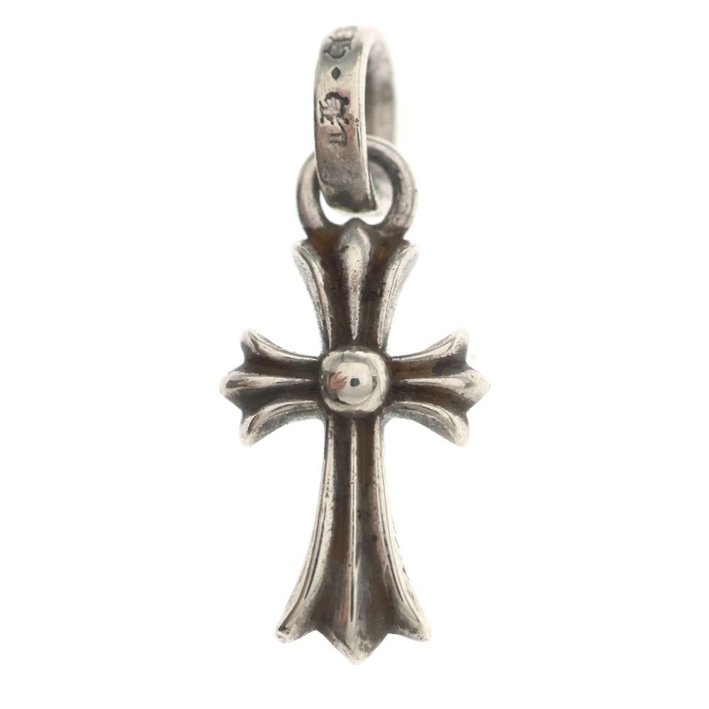 Chrome Hearts Crs Baby Fat Cross Pendant Top Silver — view 2