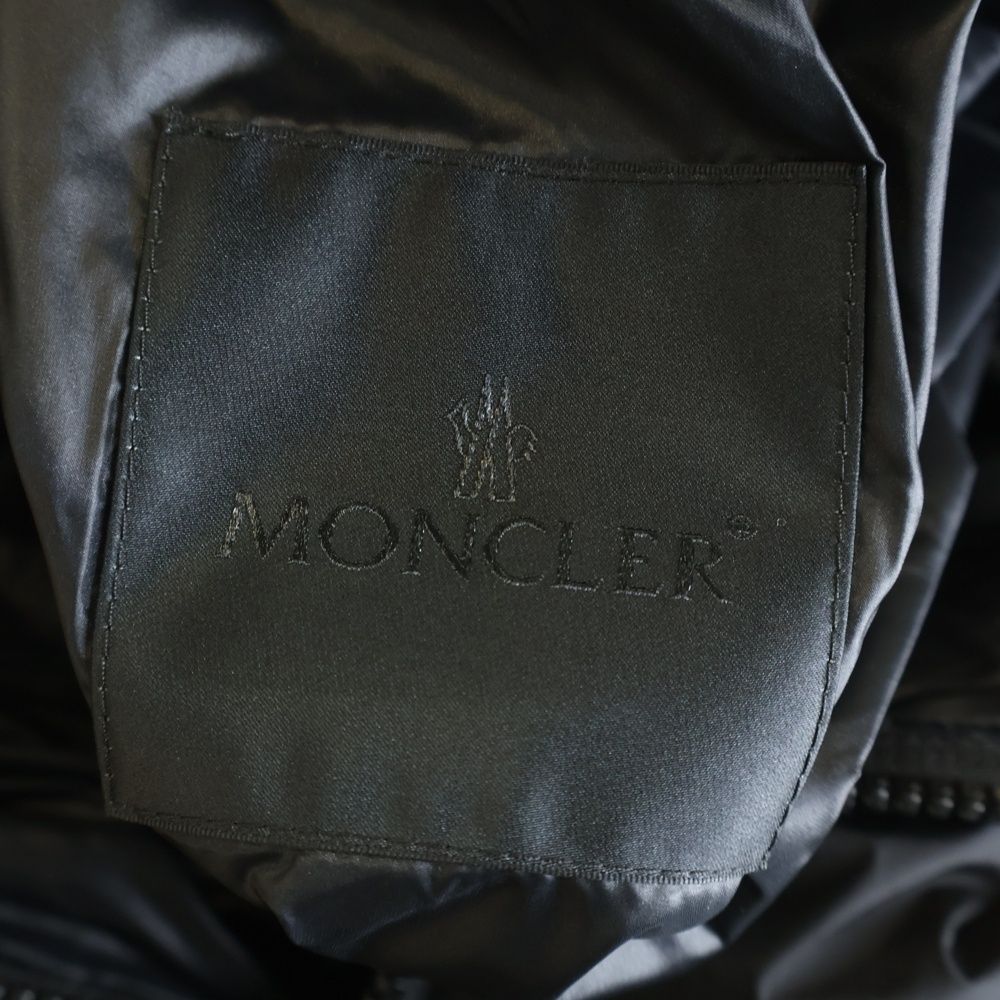 Moncler Citala Nylon Down Jacket Black — view 7