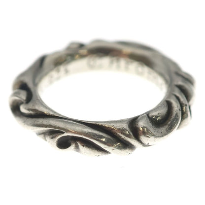 Chrome Hearts Scrl Band Scroll Ring Silver — view 4