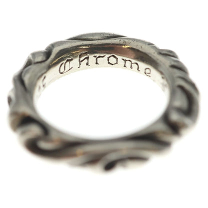 Chrome Hearts Scrl Band Scroll Ring Silver — view 5