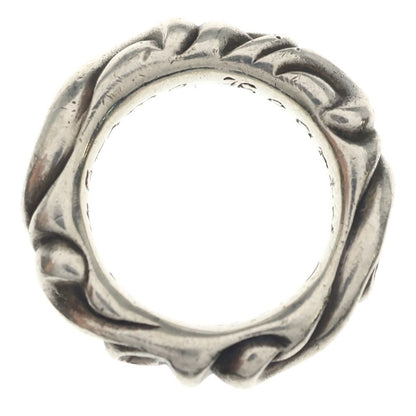 Chrome Hearts Scrl Band Scroll Ring Silver — view 6