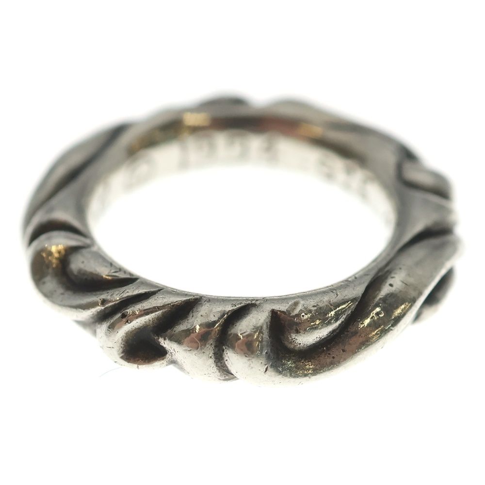 Chrome Hearts Scrl Band Scroll Ring Silver — view 2