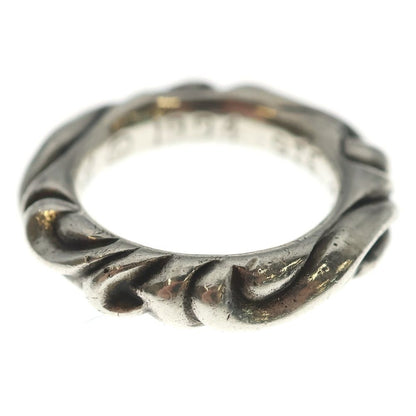 Chrome Hearts Scrl Band Scroll Ring Silver — view 2