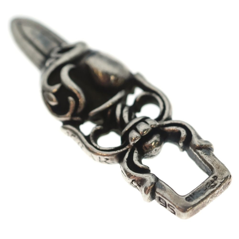 Chrome Hearts Dagger Heart Daga Pendant Top Silver — view 6