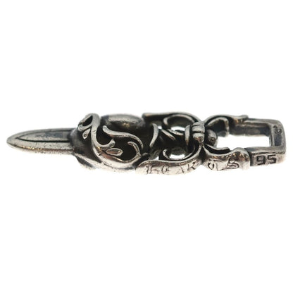 Chrome Hearts Dagger Heart Daga Pendant Top Silver — view 3