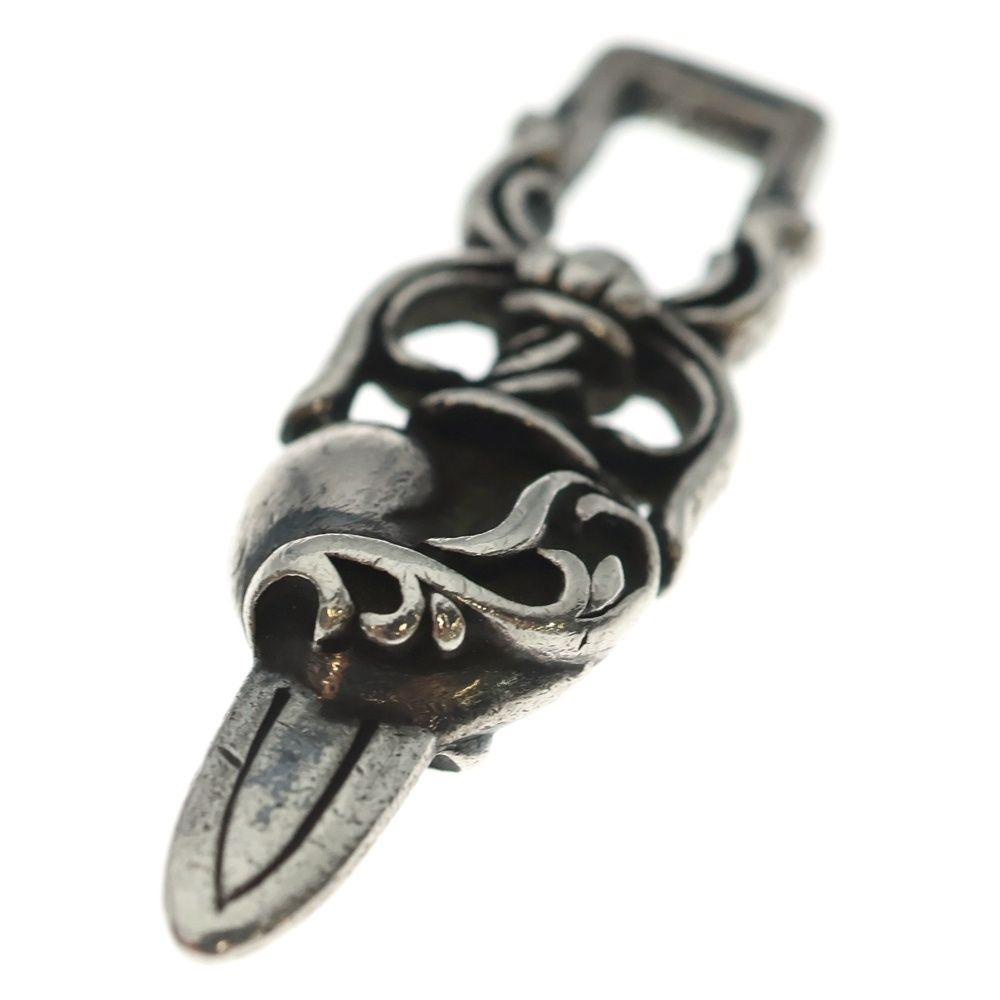 Chrome Hearts Dagger Heart Daga Pendant Top Silver — view 5