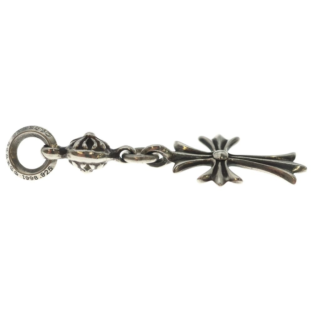 Chrome Hearts Tny CH Crs 1 Ball Tiny CH Cross Charm Pendant Top Silver — view 4