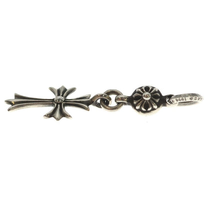 Chrome Hearts Tny CH Crs 1 Ball Tiny CH Cross Charm Pendant Top Silver — view 3