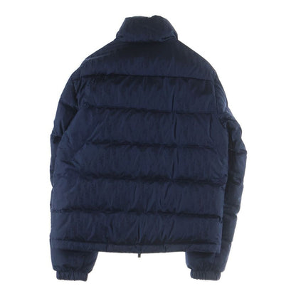 Dior Essentials All Over Pattern Oblique Nylon Down Jacket Puffa Navy — view 2