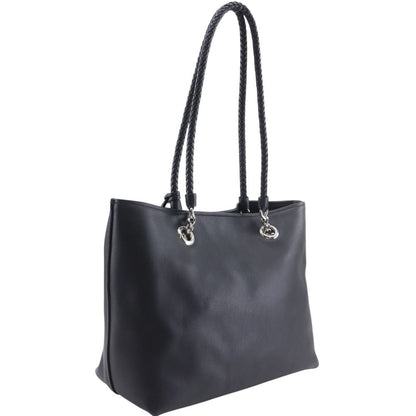 Miu Miu Chain Tote Calf Black — view 3