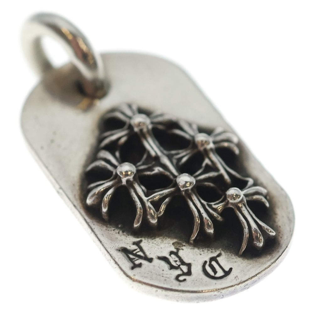 Chrome Hearts Raised Dogtag Dog Tag Nyc Limited Necklace Top Silver — view 5