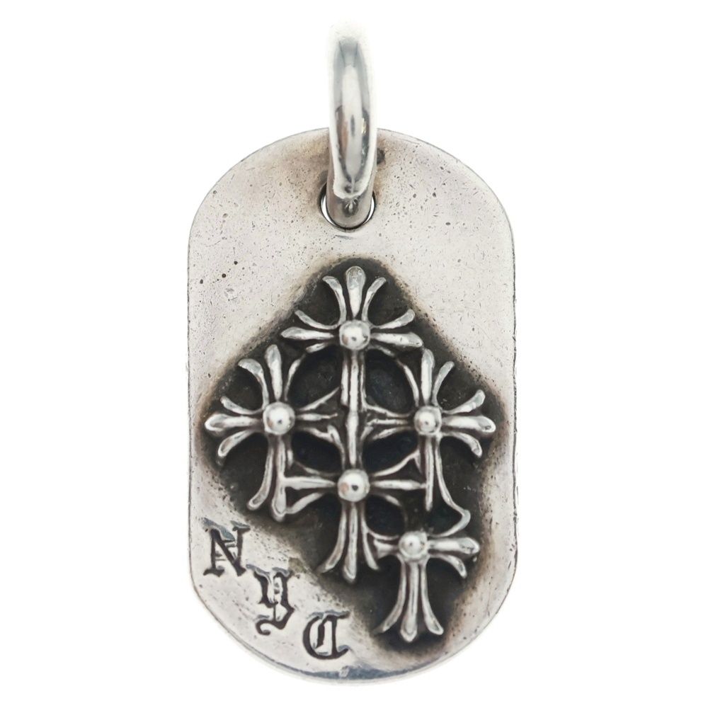 Chrome Hearts Raised Dogtag Dog Tag Nyc Limited Necklace Top Silver