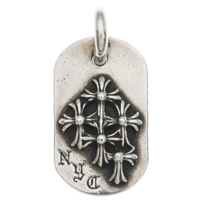 Chrome Hearts Raised Dogtag Dog Tag Nyc Limited Necklace Top Silver