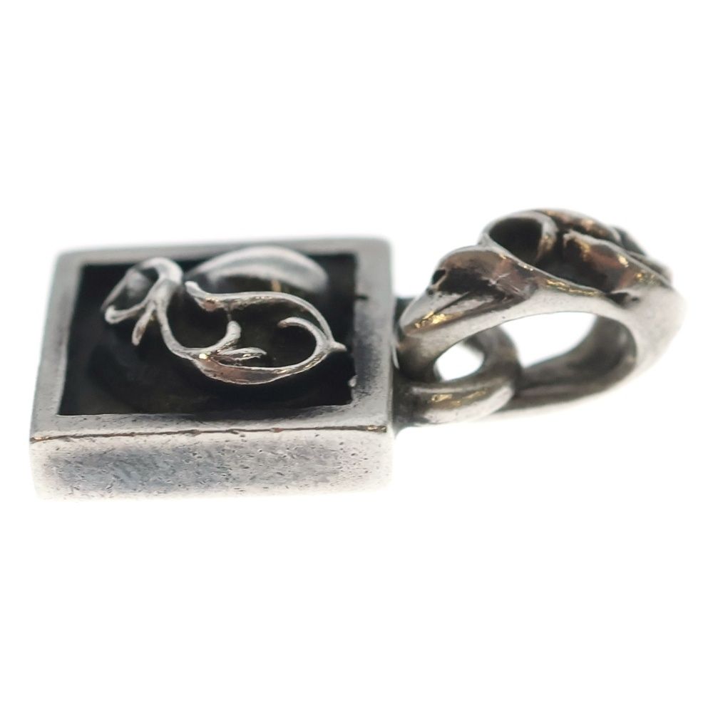 Chrome Hearts Framed Heart Charm Pendant Top Silver — view 3