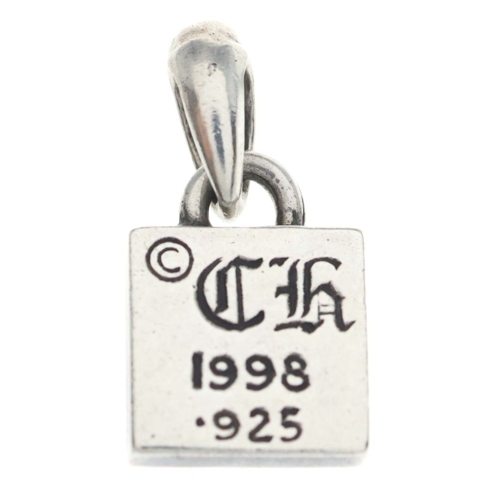 Chrome Hearts Framed Heart Charm Pendant Top Silver — view 2
