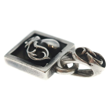 Chrome Hearts Framed Heart Charm Pendant Top Silver — view 6