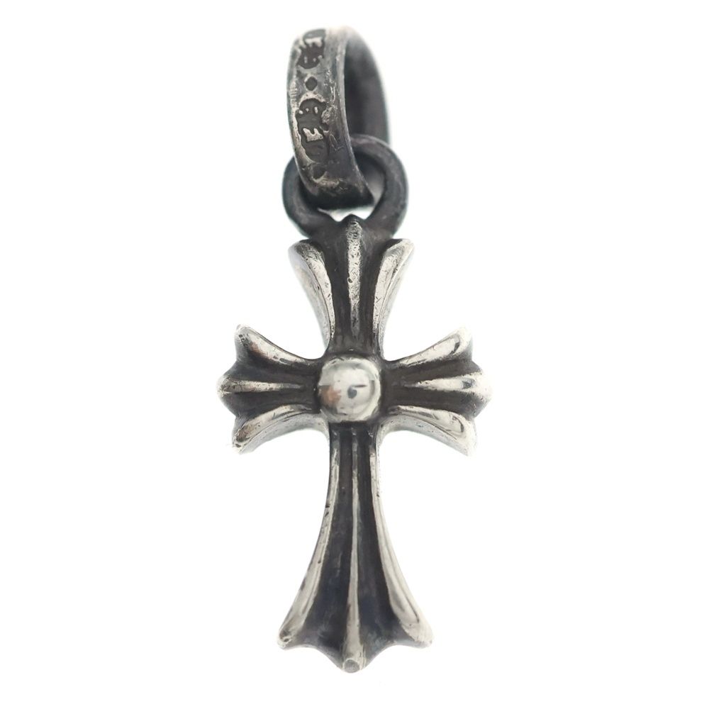 Chrome Hearts Crs Baby Fat Cross Pendant Top Silver — view 2