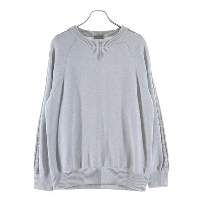 Dior Oblique Homme Cotton Knit Gray Sweater
