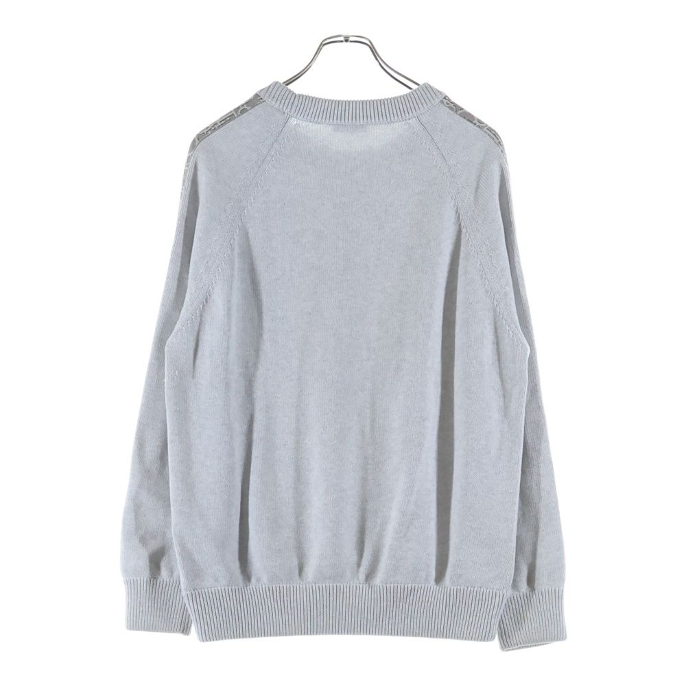Dior Oblique Homme Cotton Knit Gray Sweater — view 2