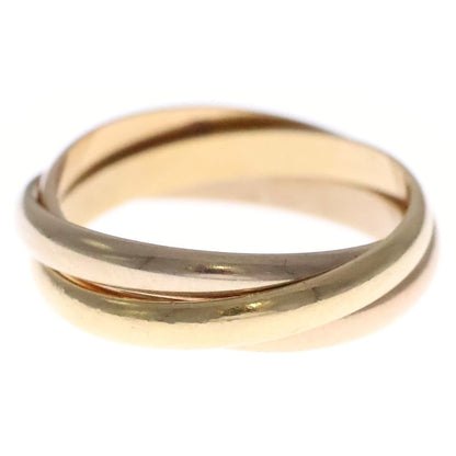Cartier Trinity Ring 18k Yellow Gold PG WG Pink White