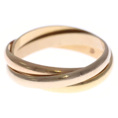 Cartier Trinity Ring 18k Yellow Gold PG WG Pink White — view 4