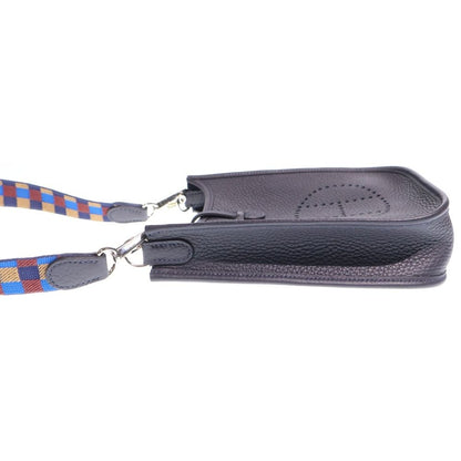 Hermes Evelyne TPM Amazon Shoulder Bag Taurillon Clemence Silver Black — view 3