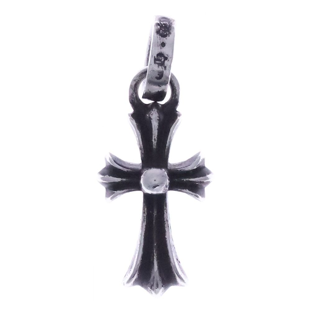 Chrome Hearts Crs Baby Fat Cross Pendant Top Silver — view 2