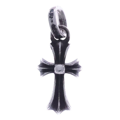 Chrome Hearts Crs Baby Fat Cross Pendant Top Silver