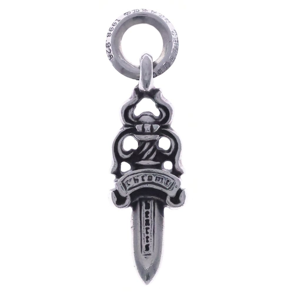 Chrome Hearts 5 Dagger 5 Charm Pendant Top Silver