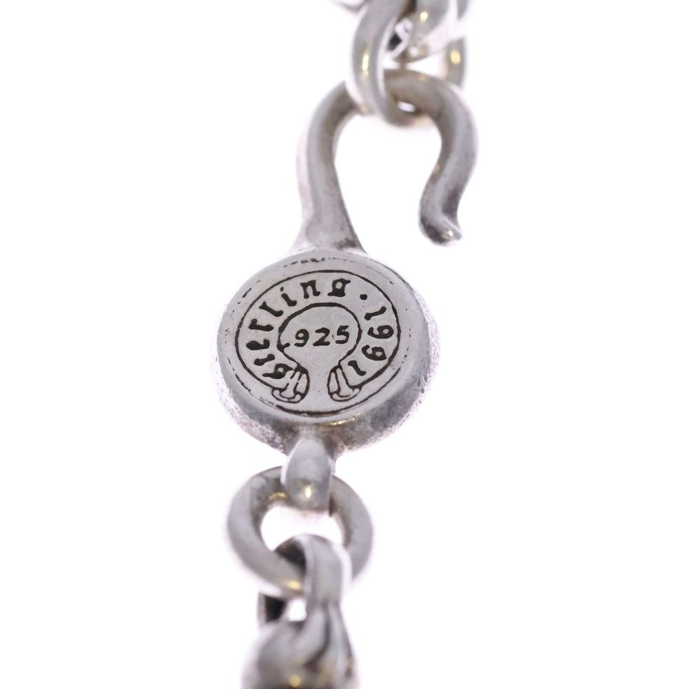 Chrome Hearts 2 Cross Ball Barrel Chain Necklace Silver — view 4