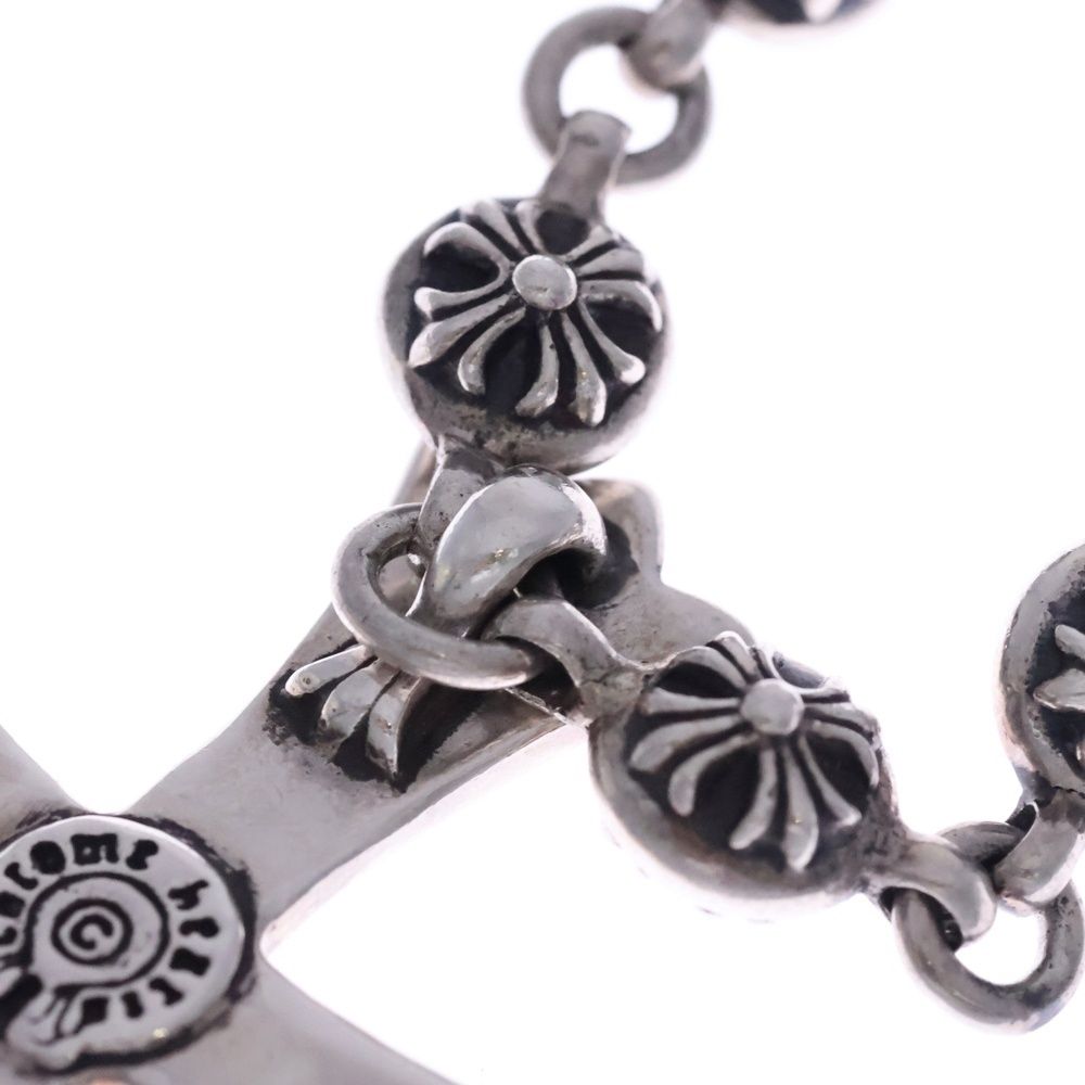 Chrome Hearts 1 Crsbl Chn Lrg CH Crs Cross Ball Chain Large Silver Necklace — view 6