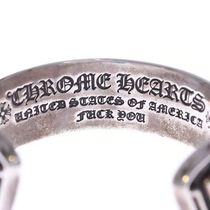 Chrome Hearts CH Scroll Label Calf Silver Bracelet — view 5