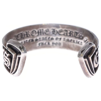 Chrome Hearts CH Scroll Label Calf Silver Bracelet — view 2