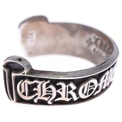 Chrome Hearts CH Scroll Label Calf Silver Bracelet — view 3