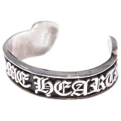 Chrome Hearts CH Scroll Label Calf Silver Bracelet