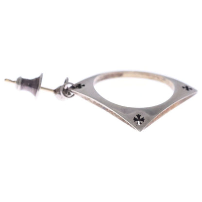 Chrome Hearts KH Square Kate Hudson Earrings Silver — view 3