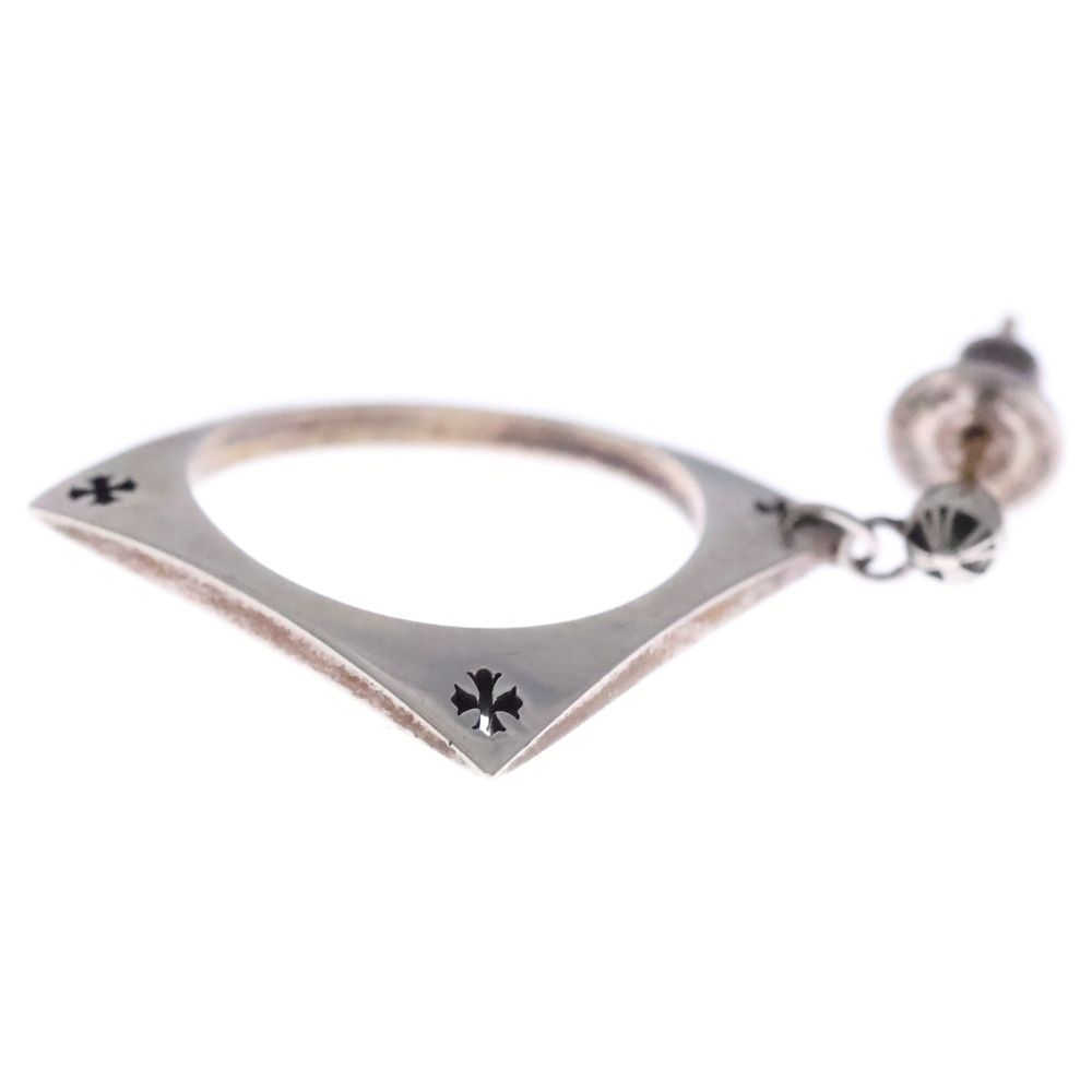 Chrome Hearts KH Square Kate Hudson Earrings Silver — view 4