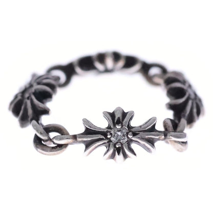 Chrome Hearts Tny CH Pls Dia Tiny CH Plus Diamond Ring Silver — view 2
