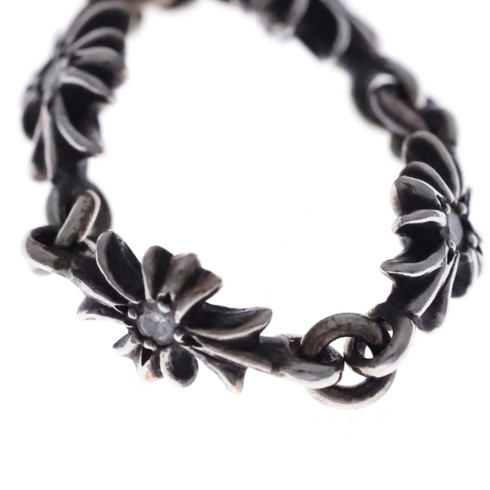 Chrome Hearts Tny CH Pls Dia Tiny CH Plus Diamond Ring Silver — view 4