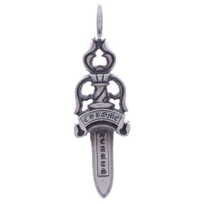 Chrome Hearts Double Dagger Daga Pendant Top Silver — view 2