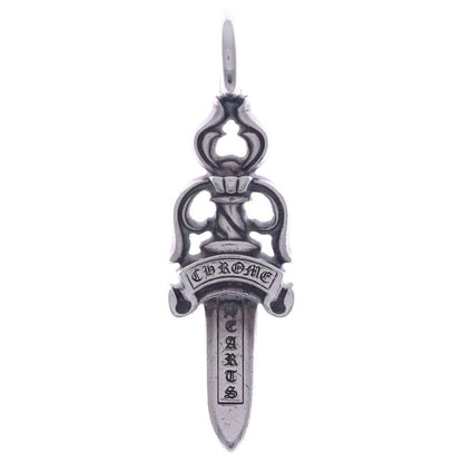 Chrome Hearts Double Dagger Daga Pendant Top Silver