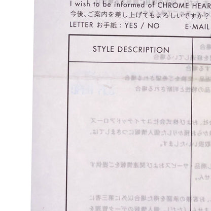 Chrome Hearts Open Pls Plus Ring Silver