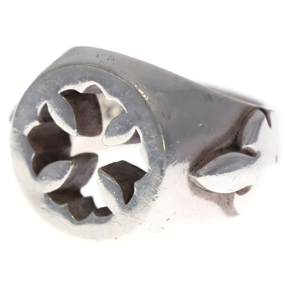 Chrome Hearts Open Pls Plus Ring Silver